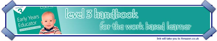 Handbook support for work based learners undertaking level 3 Early Years Educator