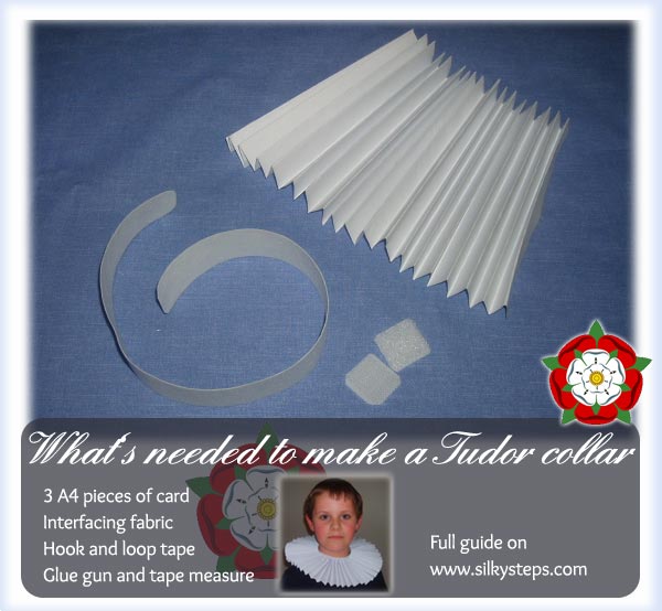 Making a Tudor collar or ruff for play